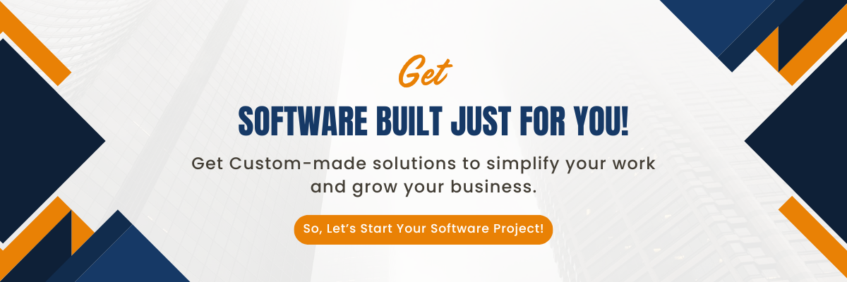 custom software development service banner