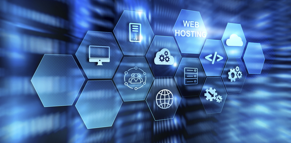 Website domain and hosting service image